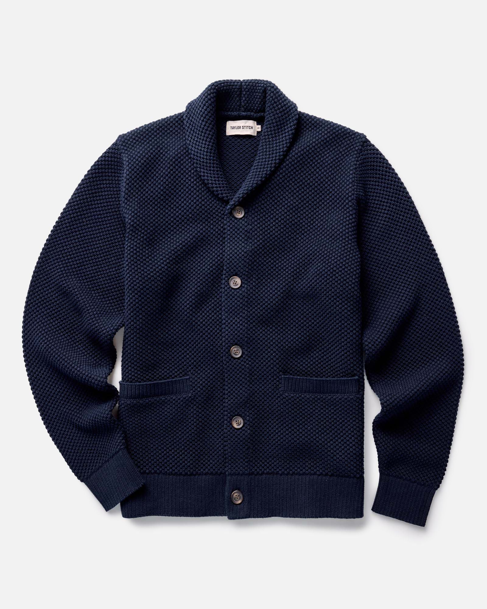 The Crawford Sweater in Navy: Featured Image, Sweaters by Taylor Stitch