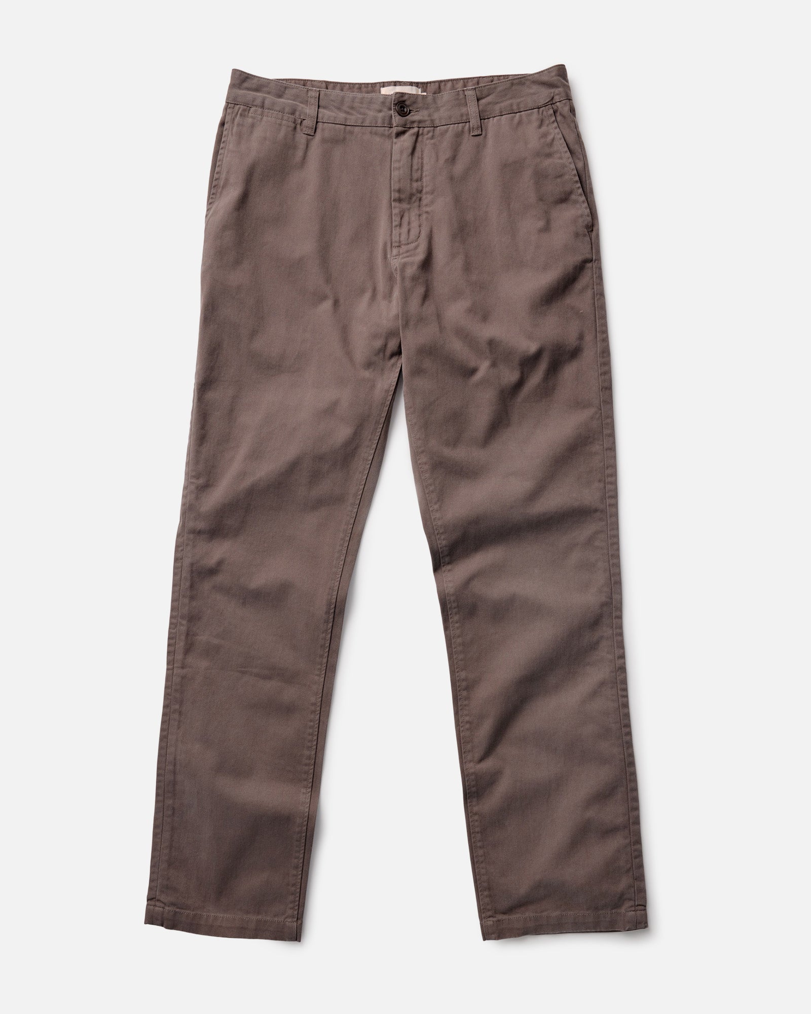 flatlay of The Democratic Foundation Pant in Organic Espresso, Bottoms by Taylor Stitch