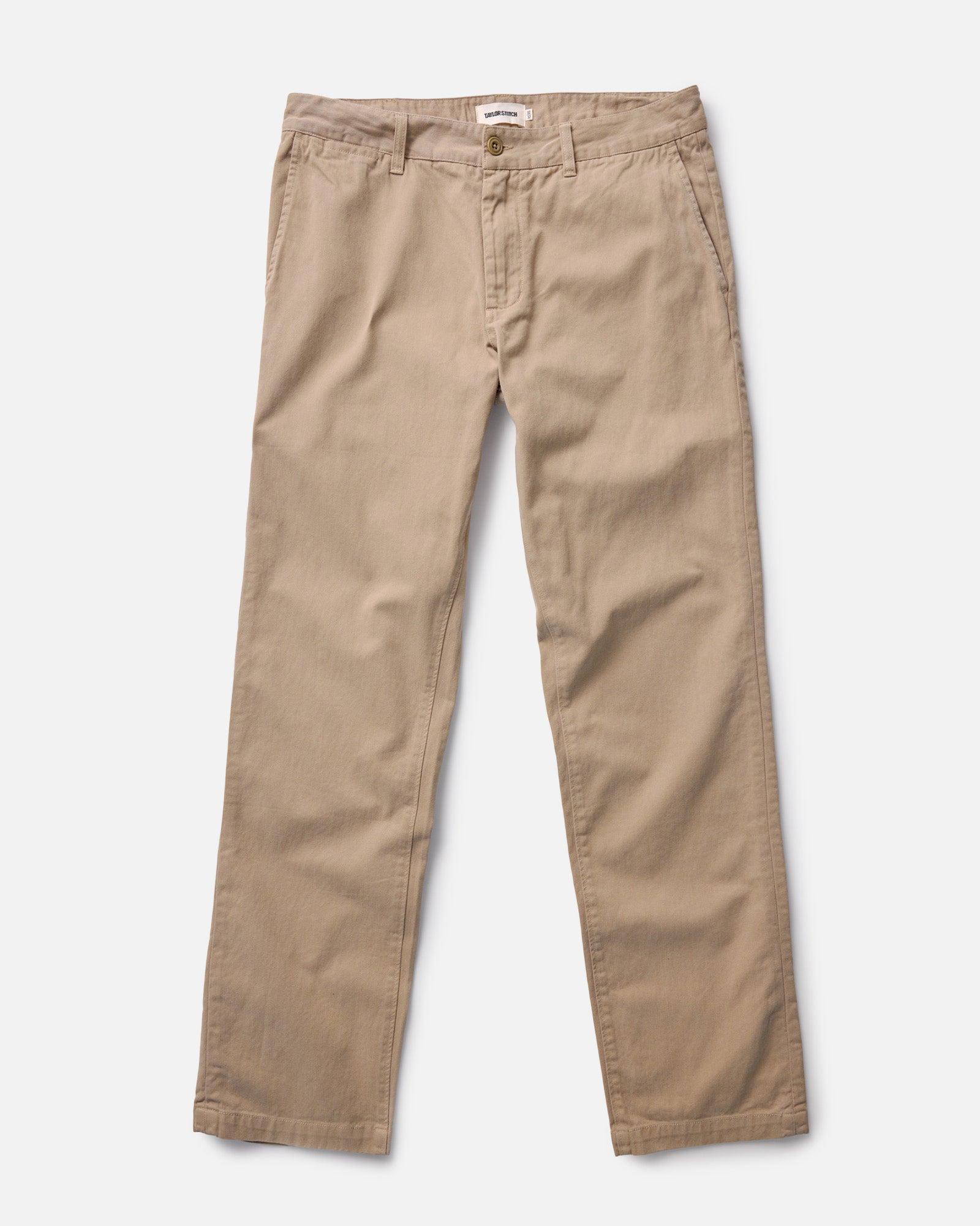 material shot of the belt loop on The Democratic Foundation Pant in Organic Khaki, Bottoms by Taylor Stitch