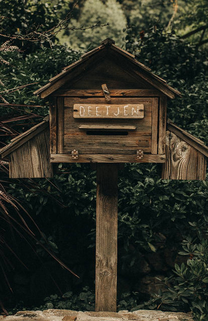 shot of mailbox