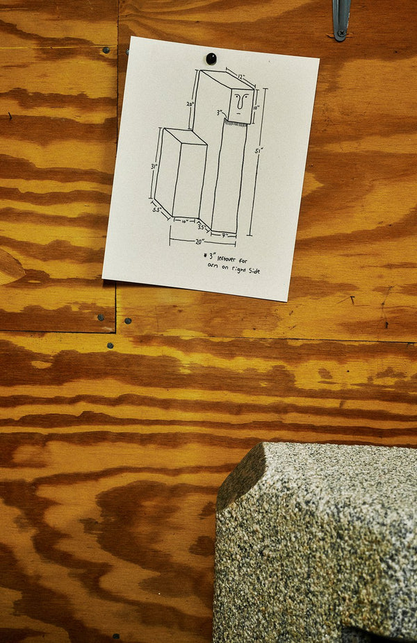 blueprints of stone carvings