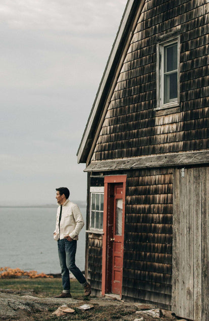 our guy rocking the natural long haul in maine.