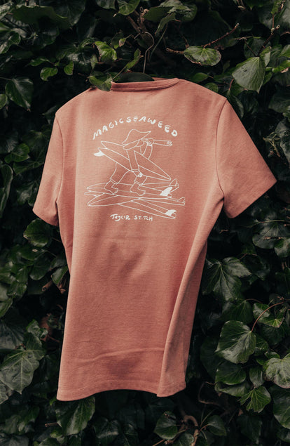 Editorial Panel: The Heavy Bag Tee in Dawn Patrol, Knits by Taylor Stitch