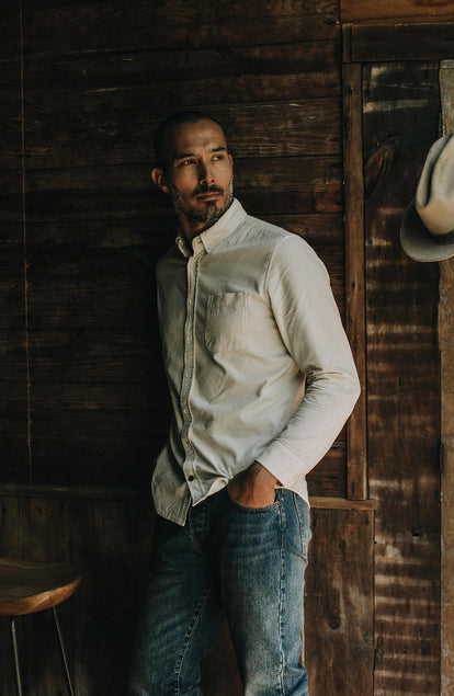 Editorial Panel: The Jack in Birch Cord, Wovens by Taylor Stitch