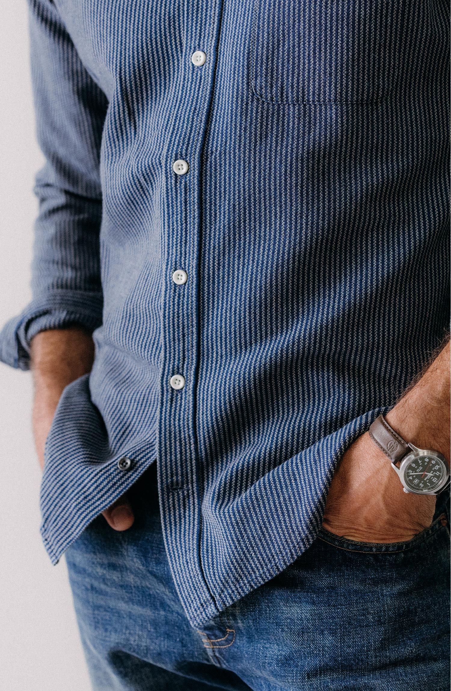 The Jack Button Down Shirt in Roped Indigo | Taylor Stitch The Jack Button Down Shirt in Roped Indigo | Taylor Stitch