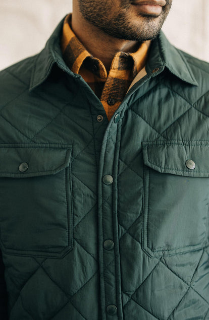 The Miller Shirt Jacket in Conifer