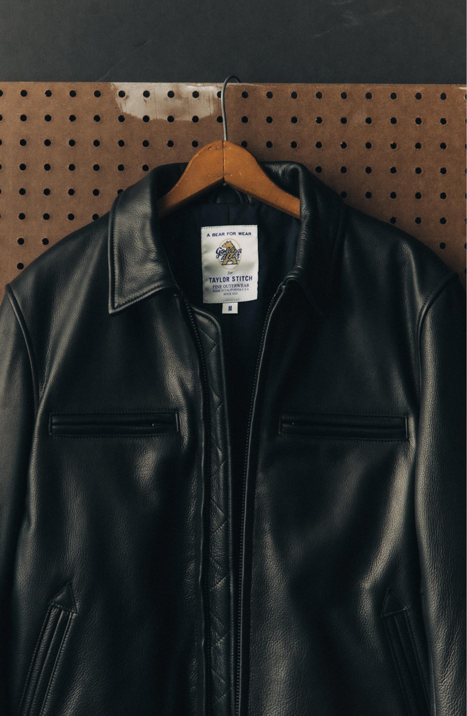 The Moto Jacket in Black Steerhide | Taylor Stitch