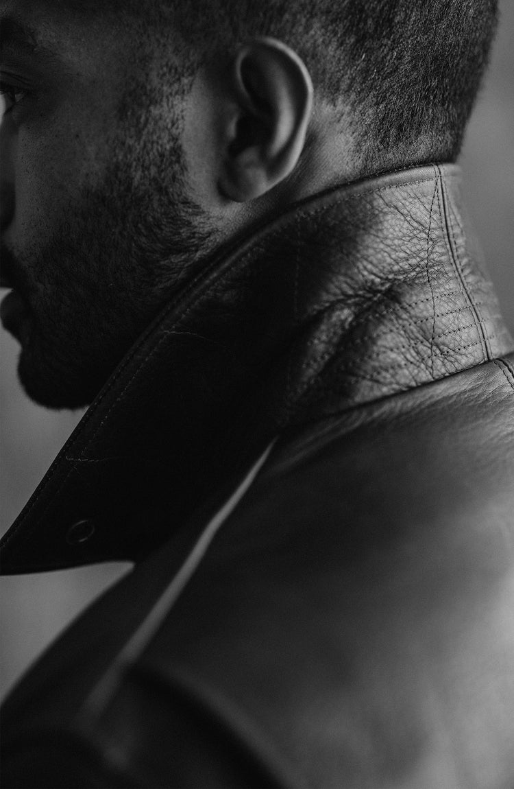 Editorial Panel: The Moto Jacket in Espresso Steerhide, Outerwear by Taylor Stitch