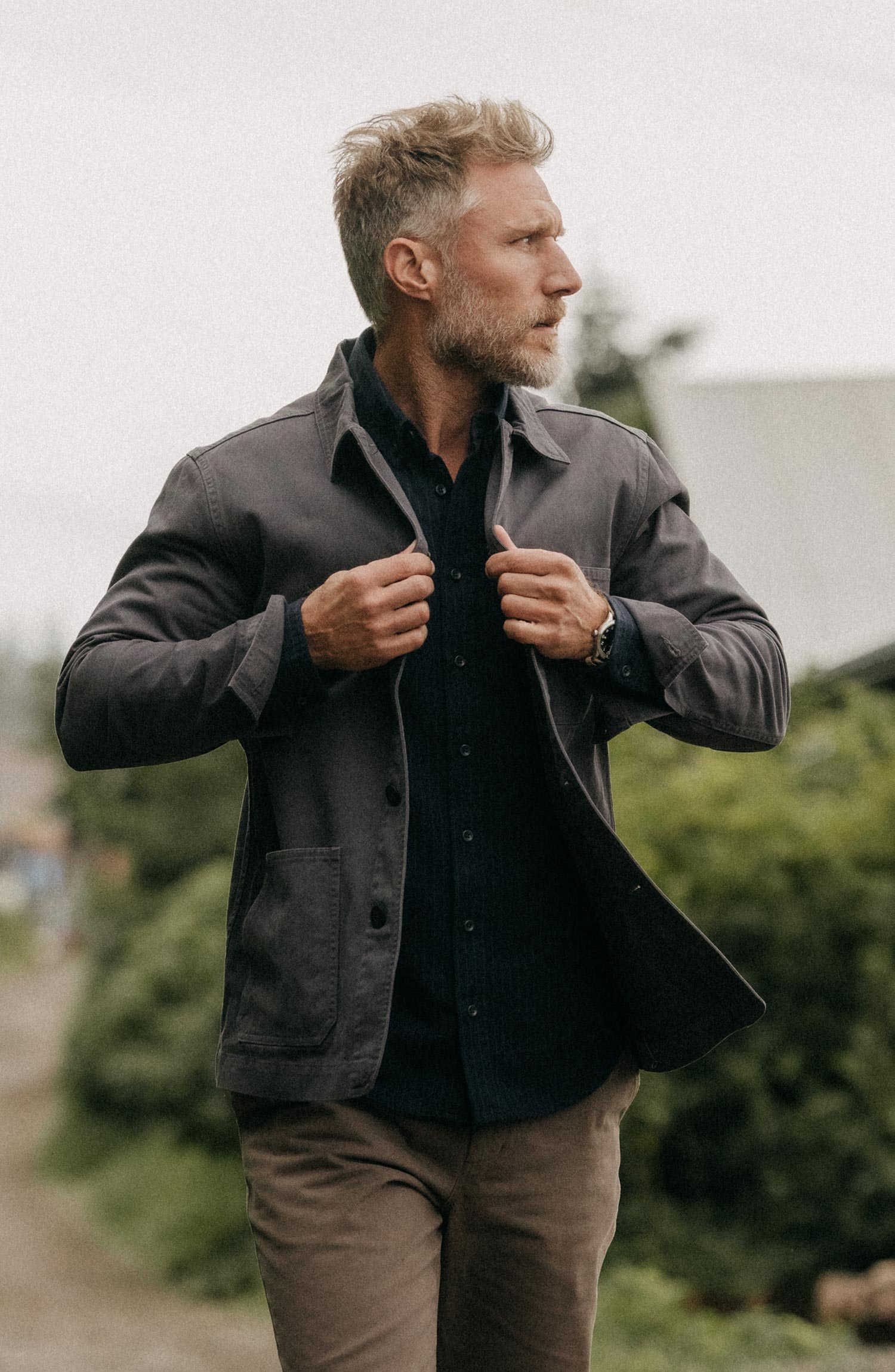The Ojai Chore Coat in Organic Charcoal | Taylor Stitch