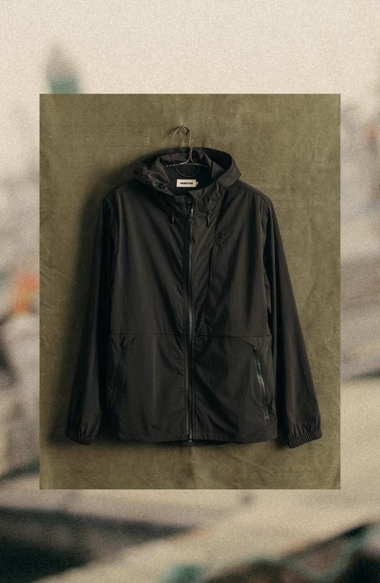editorial image of The Ridgeline Jacket in Coal