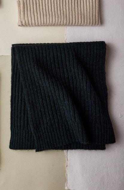 The Rib Scarf in Dark Spruce