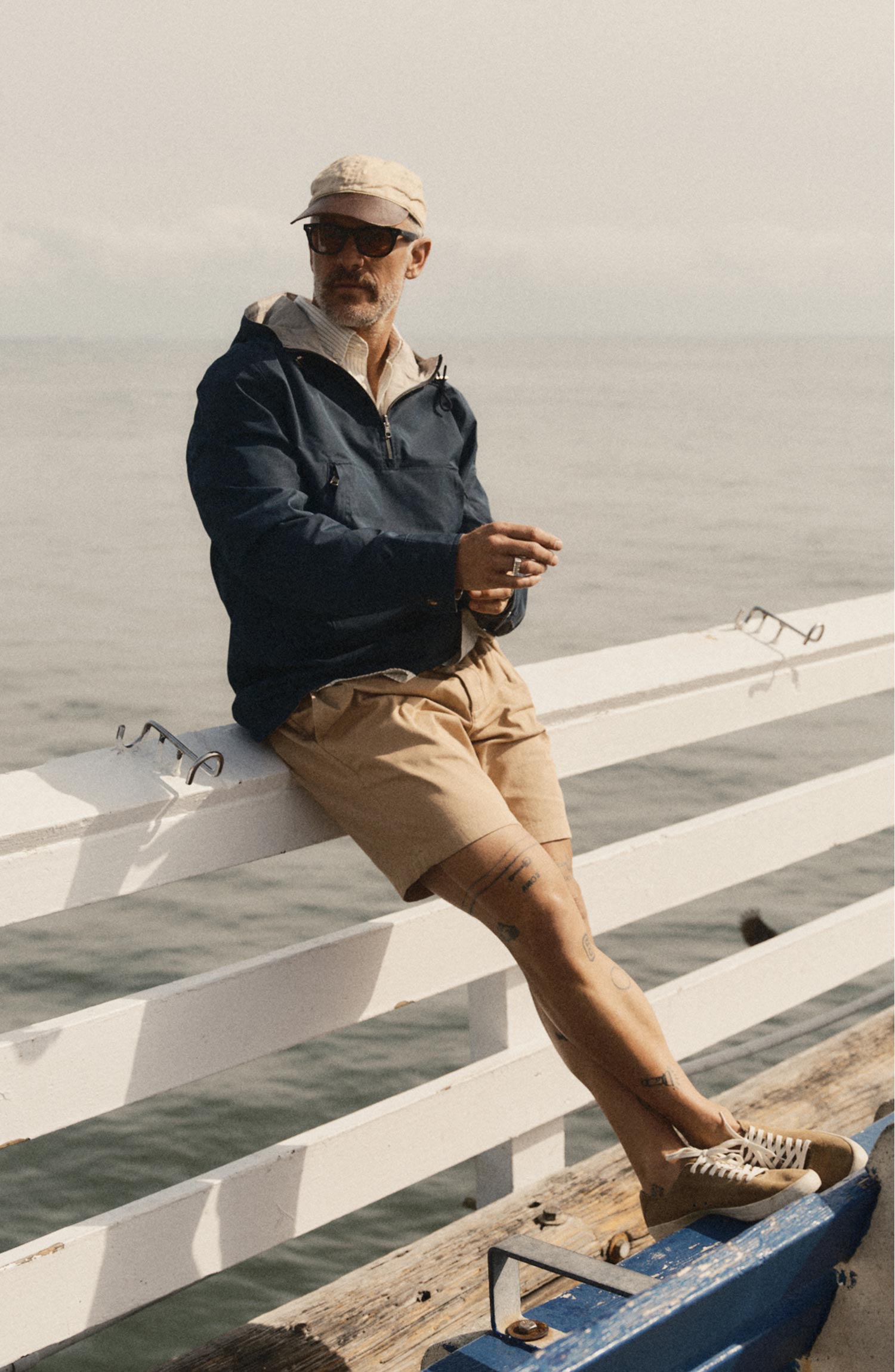 The Squall Anorak in Navy Twill | Taylor Stitch