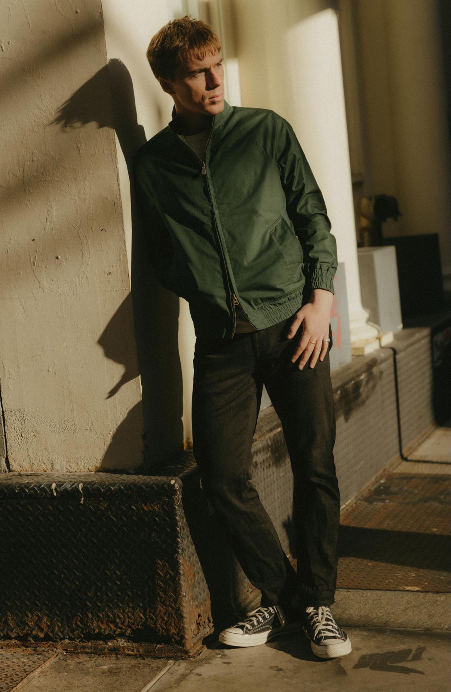 The Dean Jacket in Dark Spruce Twill | Taylor Stitch
