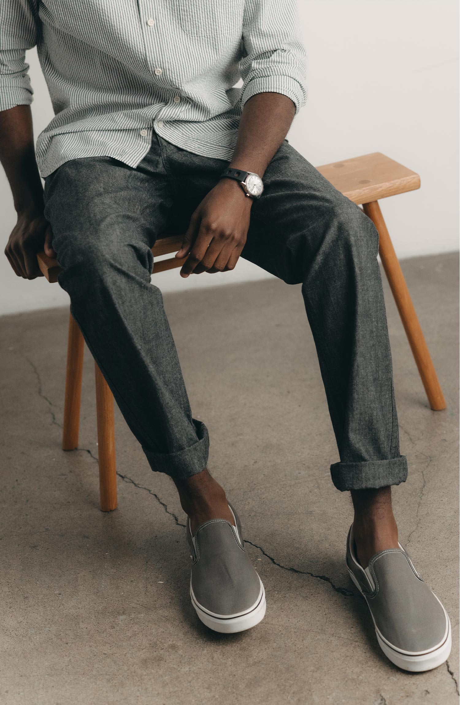 Pantalon Chambray Petersyn Isabella Taille M Bleu - Neuf Avec étiquettes