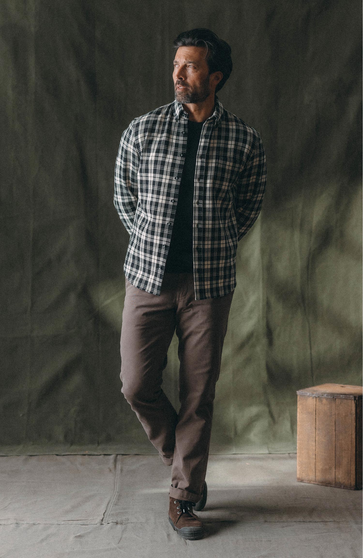 The Jack in Coal Plaid Waffle | Taylor Stitch