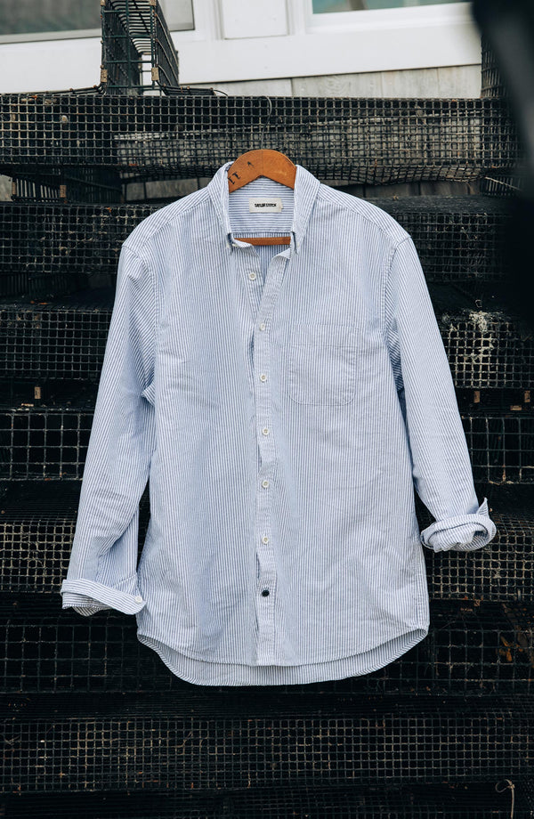 Men\'s University Stitch The in Oxford | | Everyday Long Navy Shirts Jack Stripe Taylor Sleeve