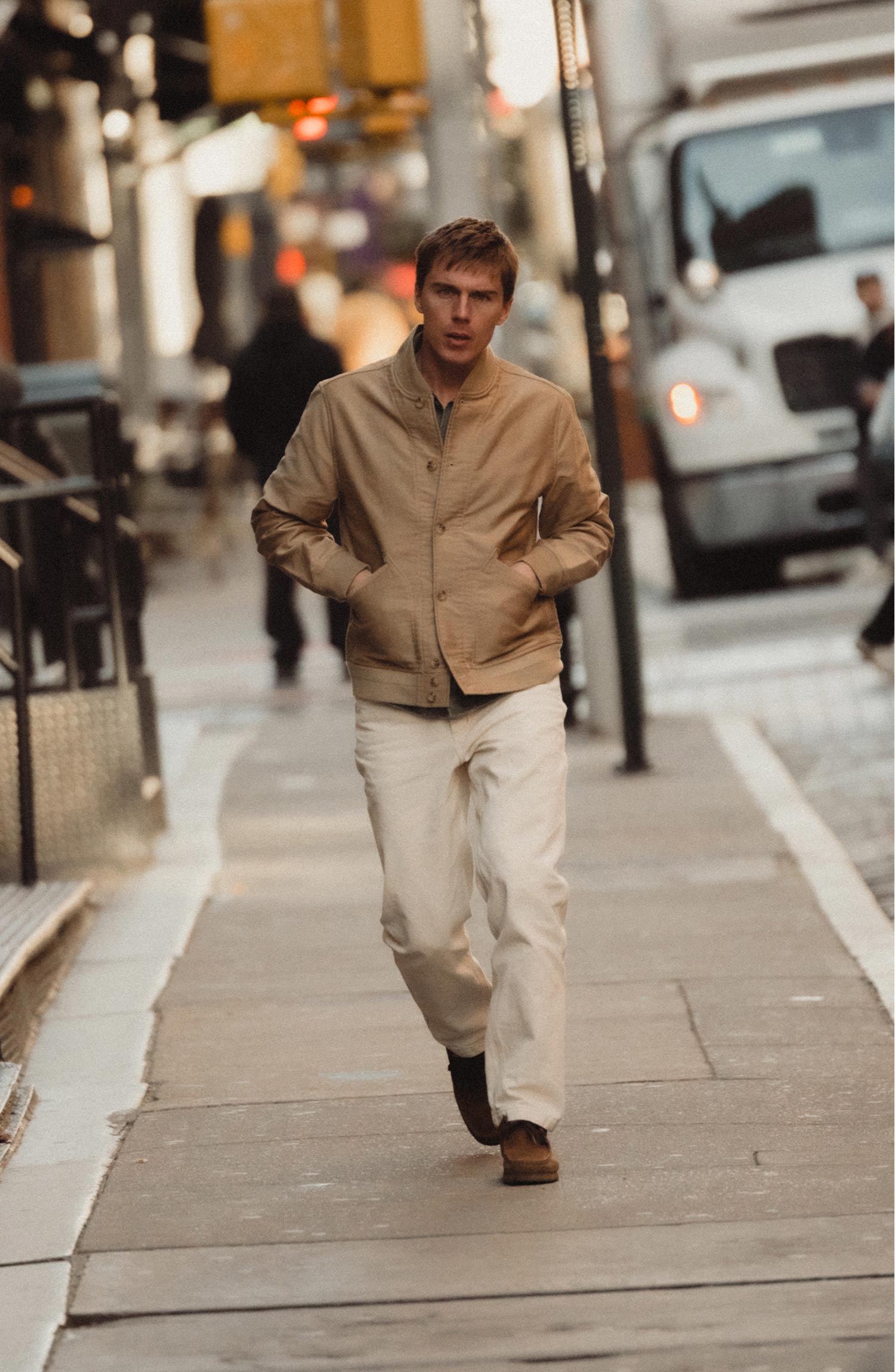 The Painter Pant in Seeded Natural Chipped Canvas | Taylor Stitch