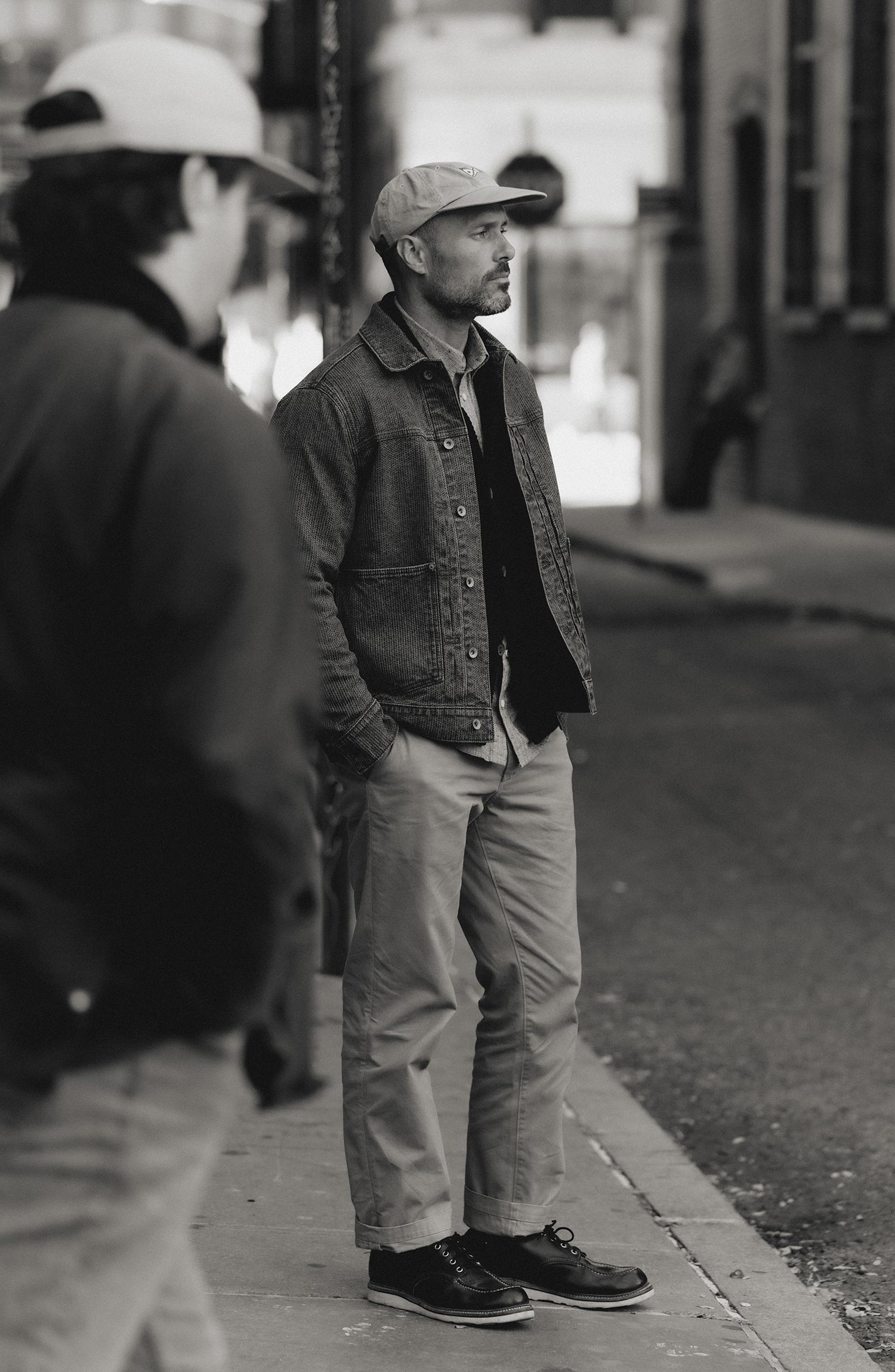 The Ryder Jacket in Japanese Washed Indigo Sashiko | Taylor Stitch