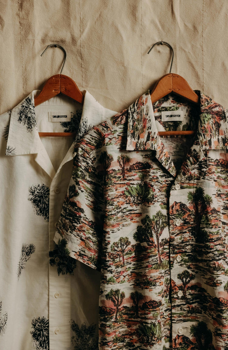 The Hawthorne Shirt in Cactus Sketch