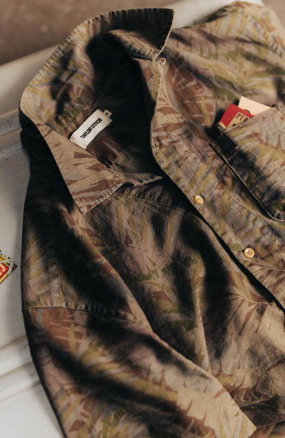The Hawthorne Shirt in Fatigue Olive Desert Palm