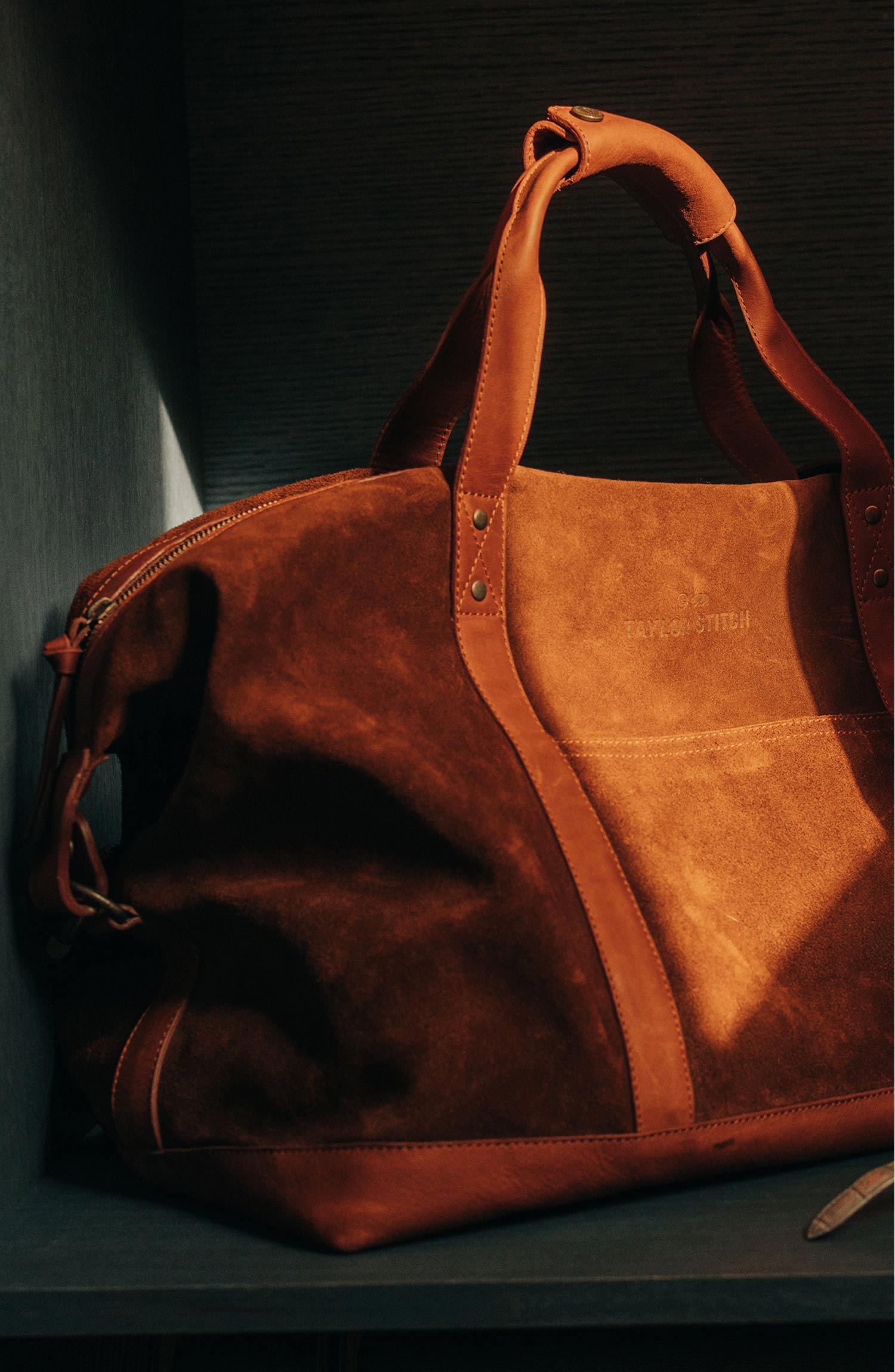 The Weekender Duffle in Chocolate Roughout One Size