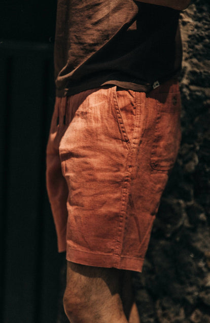 our guy rocking the shorts in mexico, cropped shot with text on the right