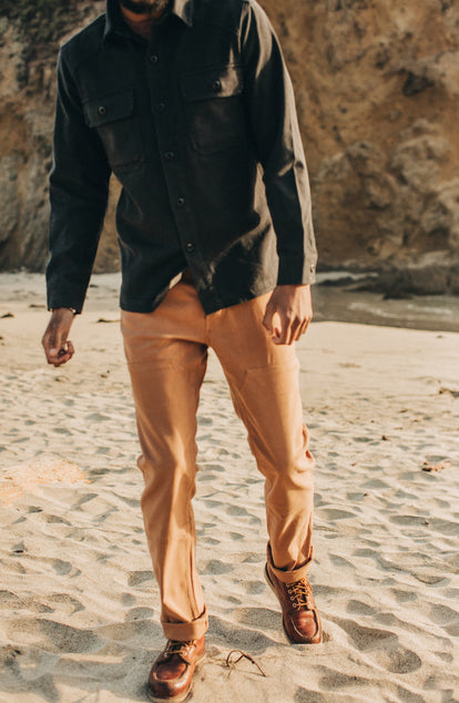 our guy rocking boss duck in California, cropped shot with text on the right