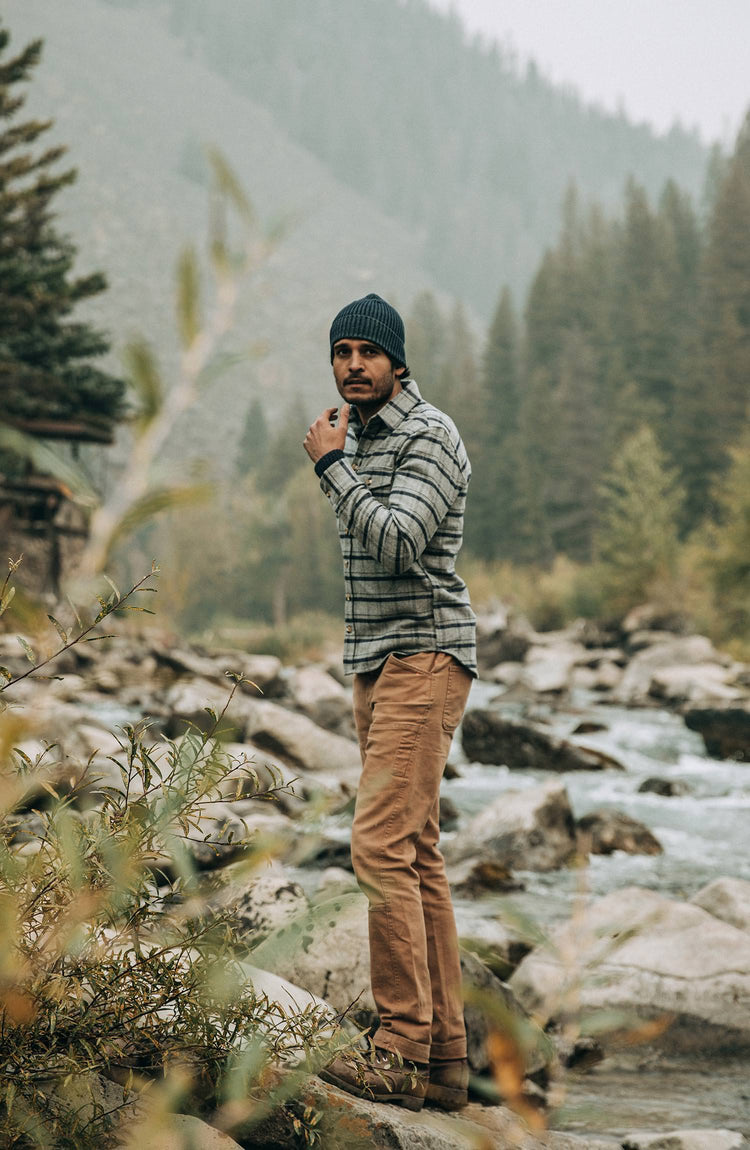 our guy wearing the crater in Montana—split shot