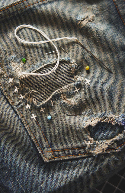 Editorial Panel: The Sashiko Denim Repair Kit, Accessories by Taylor Stitch