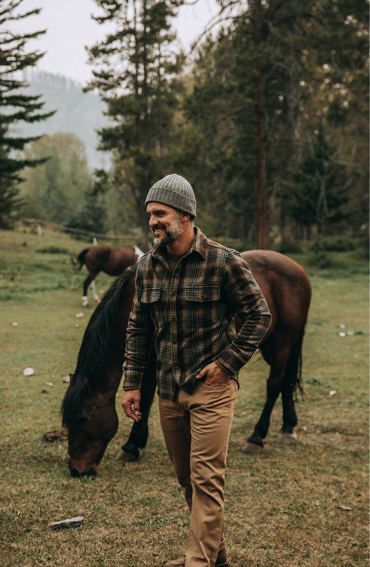 our guy wearing The Explorer in Montana