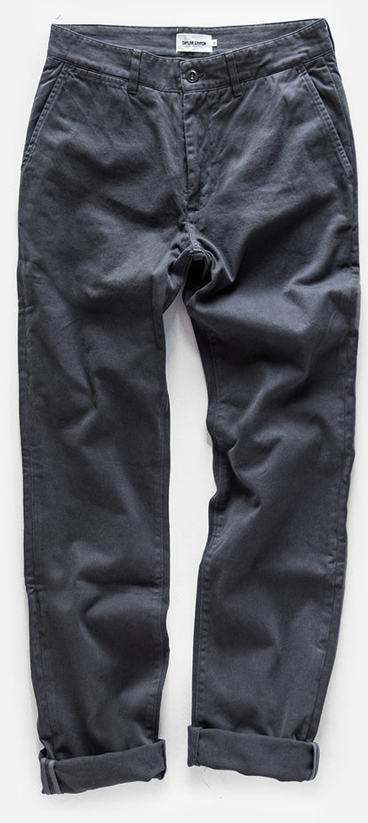 Flatlay photo of The Democratic Foundation Pant in Organic Coal