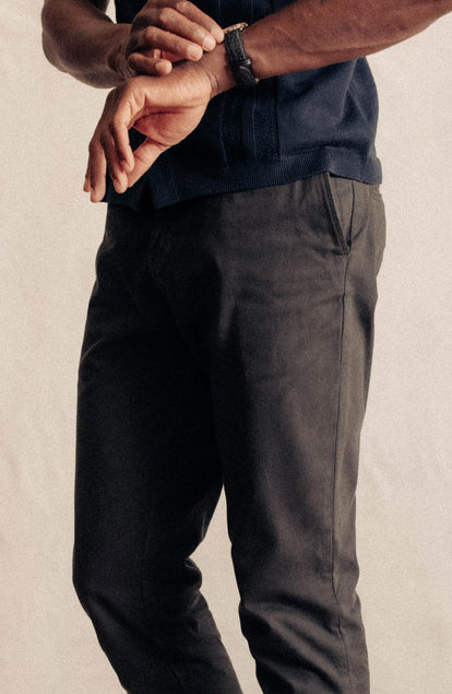 The Democratic Foundation Pant in Organic Faded Black