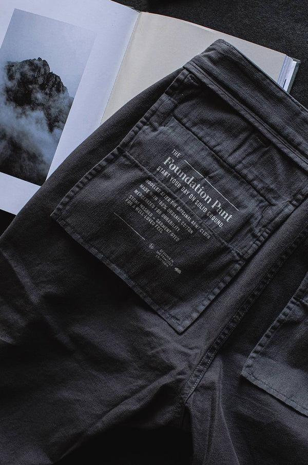 Buy Men's Cotton Mercerised Solid Black Trousers