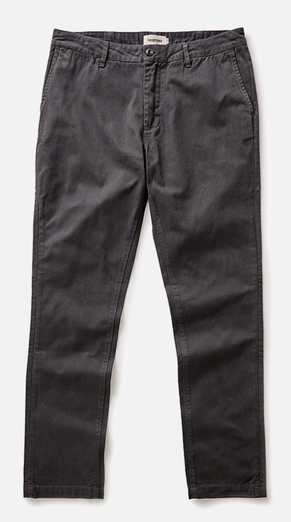 Flatlay photo of The Slim Foundation Pant in Organic Faded Black