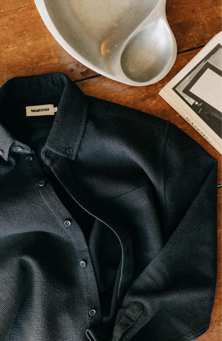 The Jack Button Down Shirt in Waffle