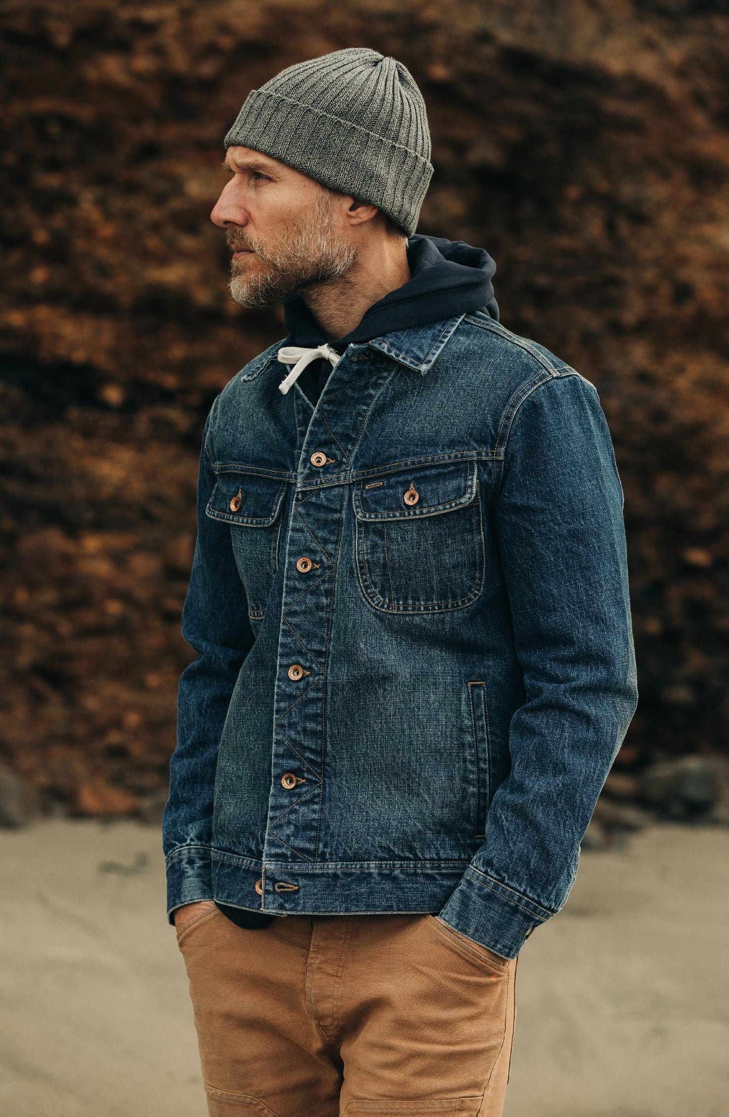 The Long Haul Jacket in Sawyer Wash Organic Selvage | Taylor Stitch