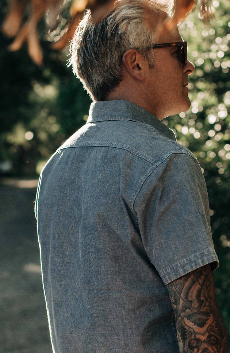 The Short Sleeve Popover in Blue Chambray — Responsibly built for the Long Haul