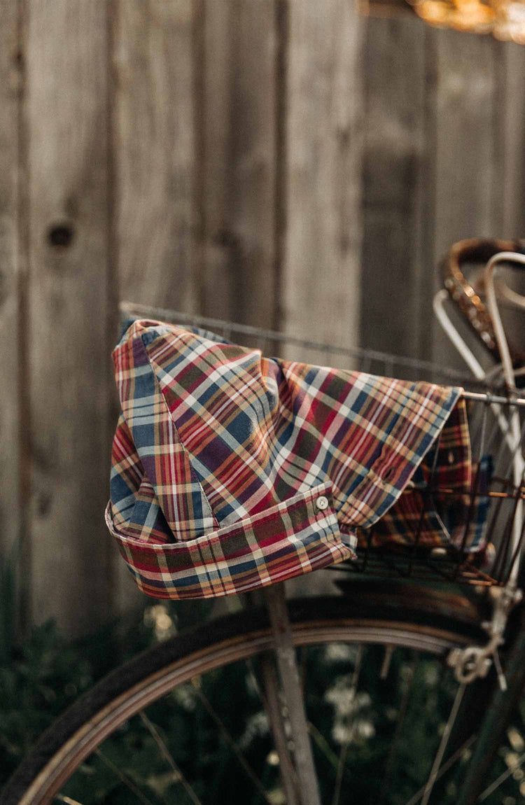 The Short Sleeve Jack in Red Madras — Responsibly built for the Long Haul