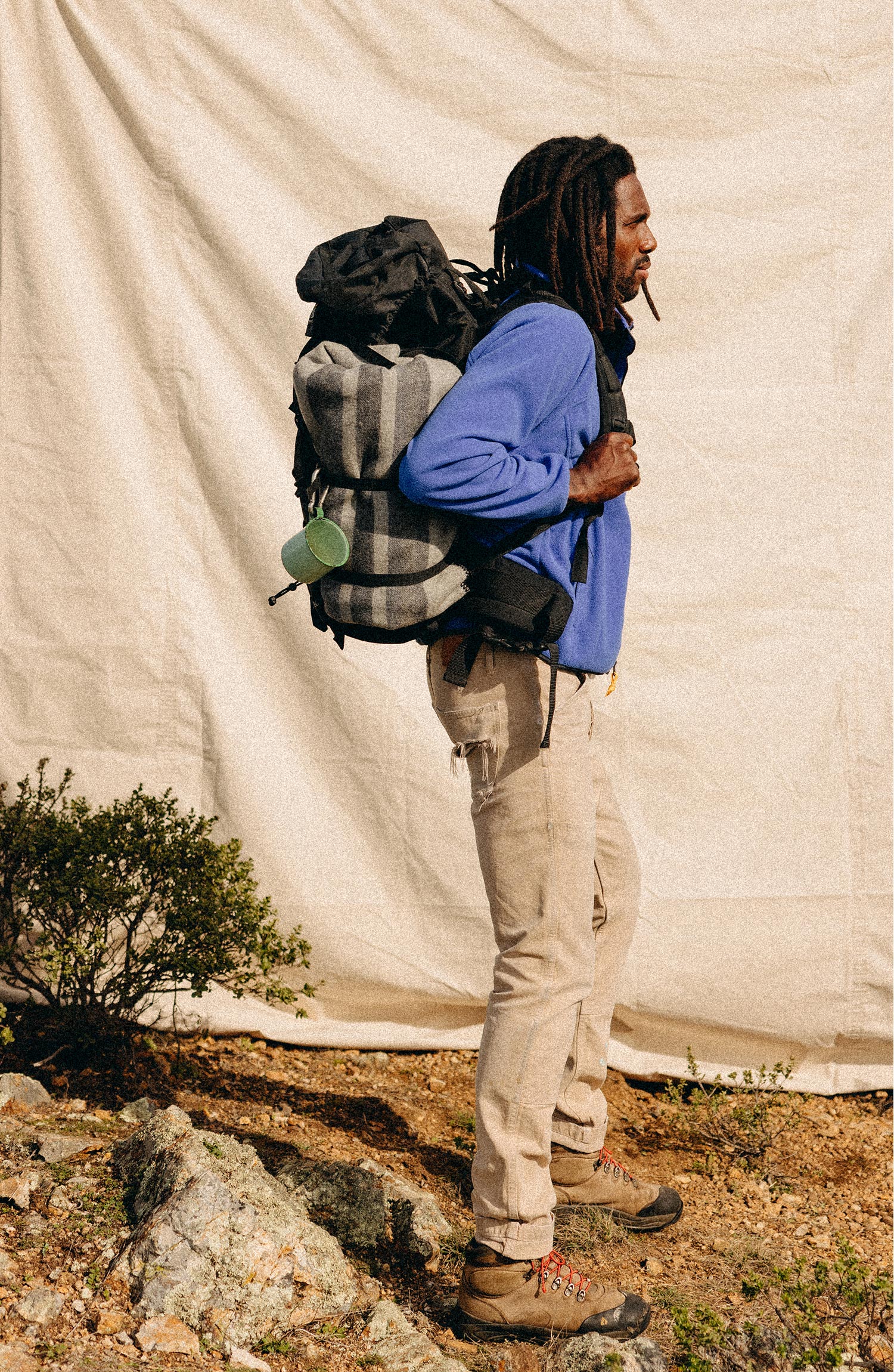 The Trail Fleece in Alpine Dusk TS x Marmot Taylor Stitch
