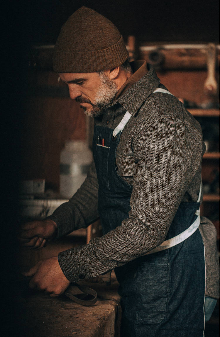 our guy rocking the cone mills apron in Montana