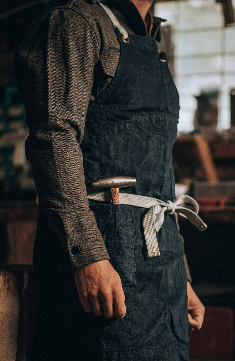 our guy rocking the cone mills apron in Montana