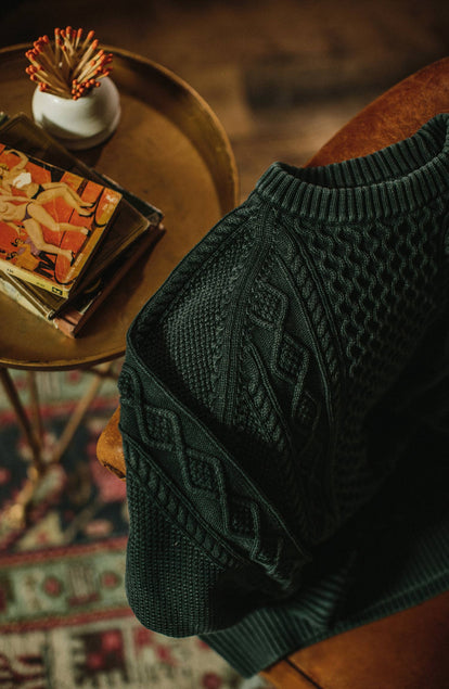 Editorial Panel: The Orr Sweater in Charcoal, Knits by Taylor Stitch