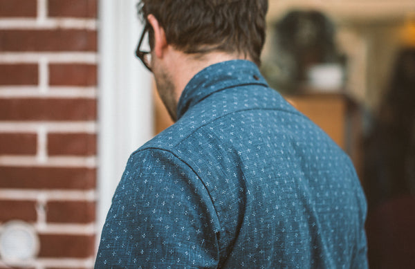 Head and shoulders of our guy in the Indigo Star Jack.