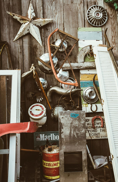Things, stuff, arranged. Vintage.