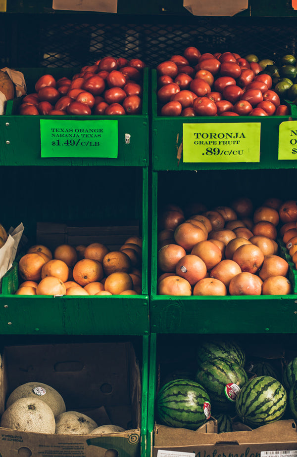 All kinds of produce.