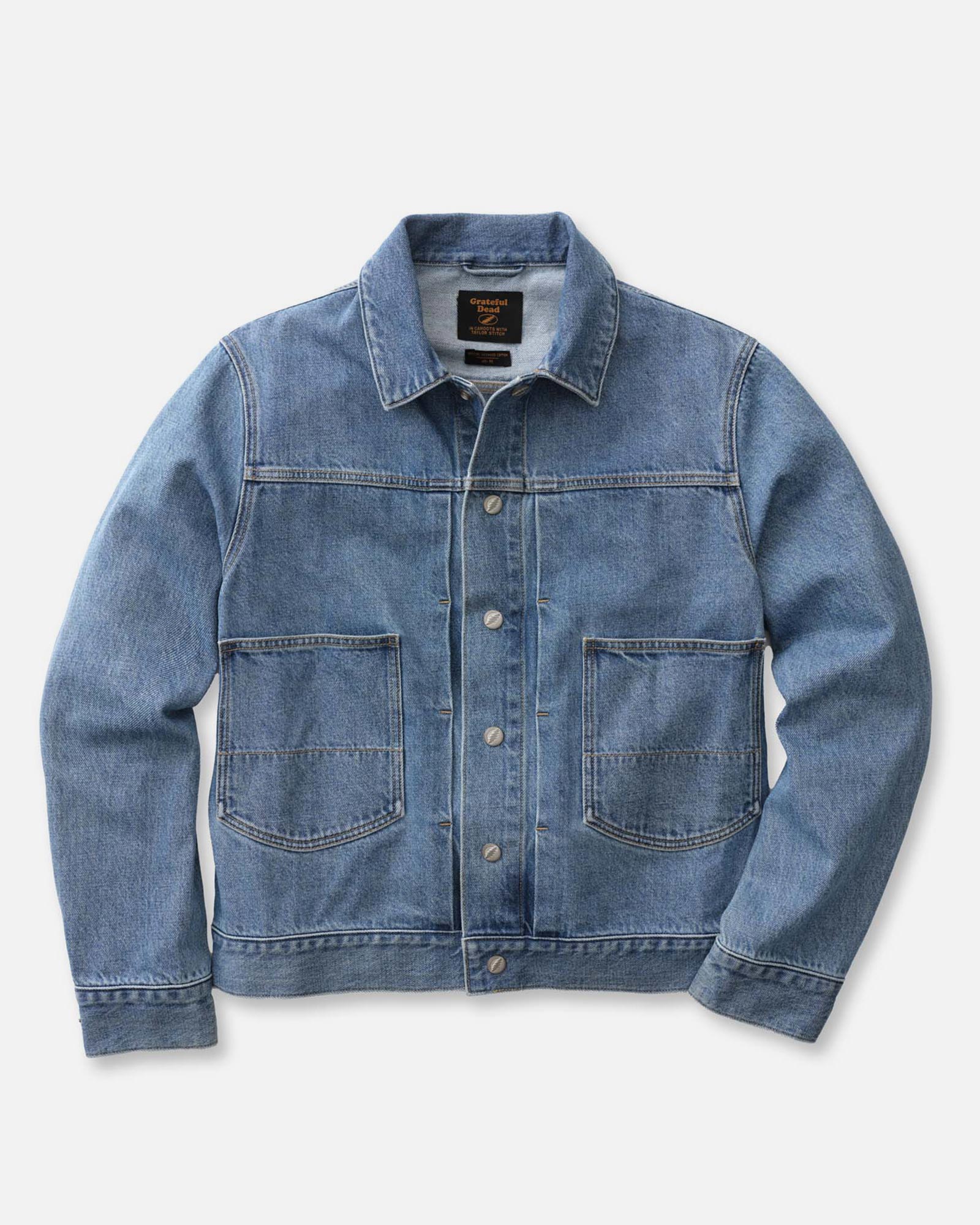 The Haight Jacket in Light Wash Hemp Denim | Taylor Stitch