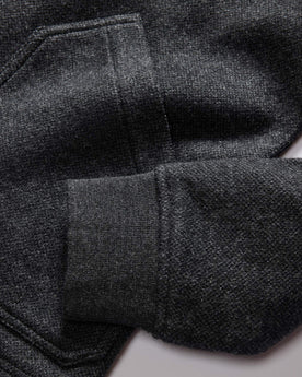 The Weekend Jacket in Charcoal Birdseye Wool: Alternate Image 5, Knits by Taylor Stitch