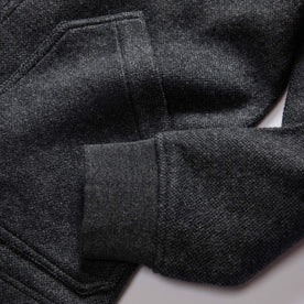 The Weekend Jacket in Charcoal Birdseye Wool: Alternate Image 5
