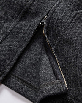 The Weekend Jacket in Charcoal Birdseye Wool: Alternate Image 6, Knits by Taylor Stitch