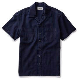 The Conrad Shirt in Rinsed Indigo Pickstitch - featured image